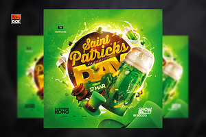 Saint Patricks Party Flyer