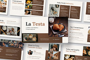 Coffee & Bakery Powerpoint Templates, a Presentation Template by Fit-tee (Thumbnail 1 of 10)