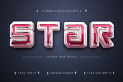 Realistic 3D - Editable Text Effect, a Layer Style Add-On by rwgusev (Thumbnail 1 of 5)