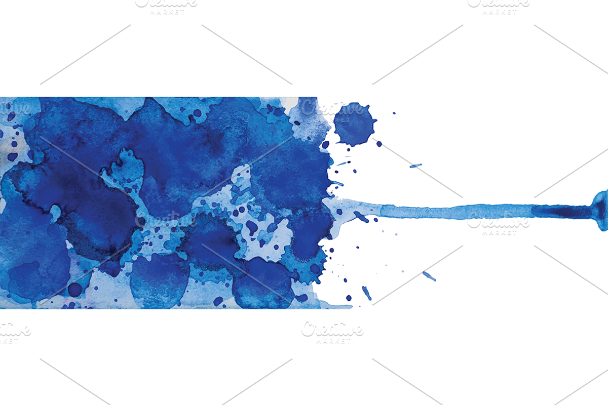 Watercolour background in vector, an Invitation Template by RichmanStudio (Photo 3 of 5)