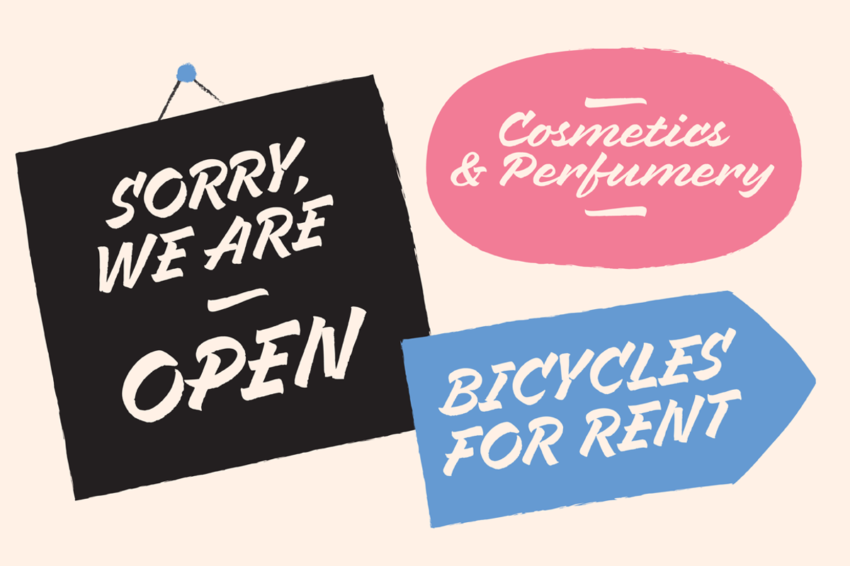 Mixed Tape Rough Font Duo (50% off) preview 6