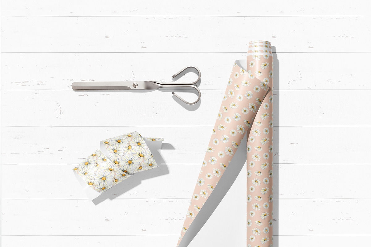 Daisy Patterns for fabric, a Pattern Graphic by Olga Koelsch (Photo 5 of 15)