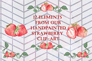 Strawberry Wreaths and More, a Food Illustration by Tubigan Art (Thumbnail 2 of 8)