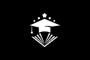 Book and Graduation Cap Logo, a Branding & Logo Template by Advateik ™ (Thumbnail 4 of 4)