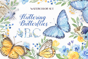 Watercolor Butterflies