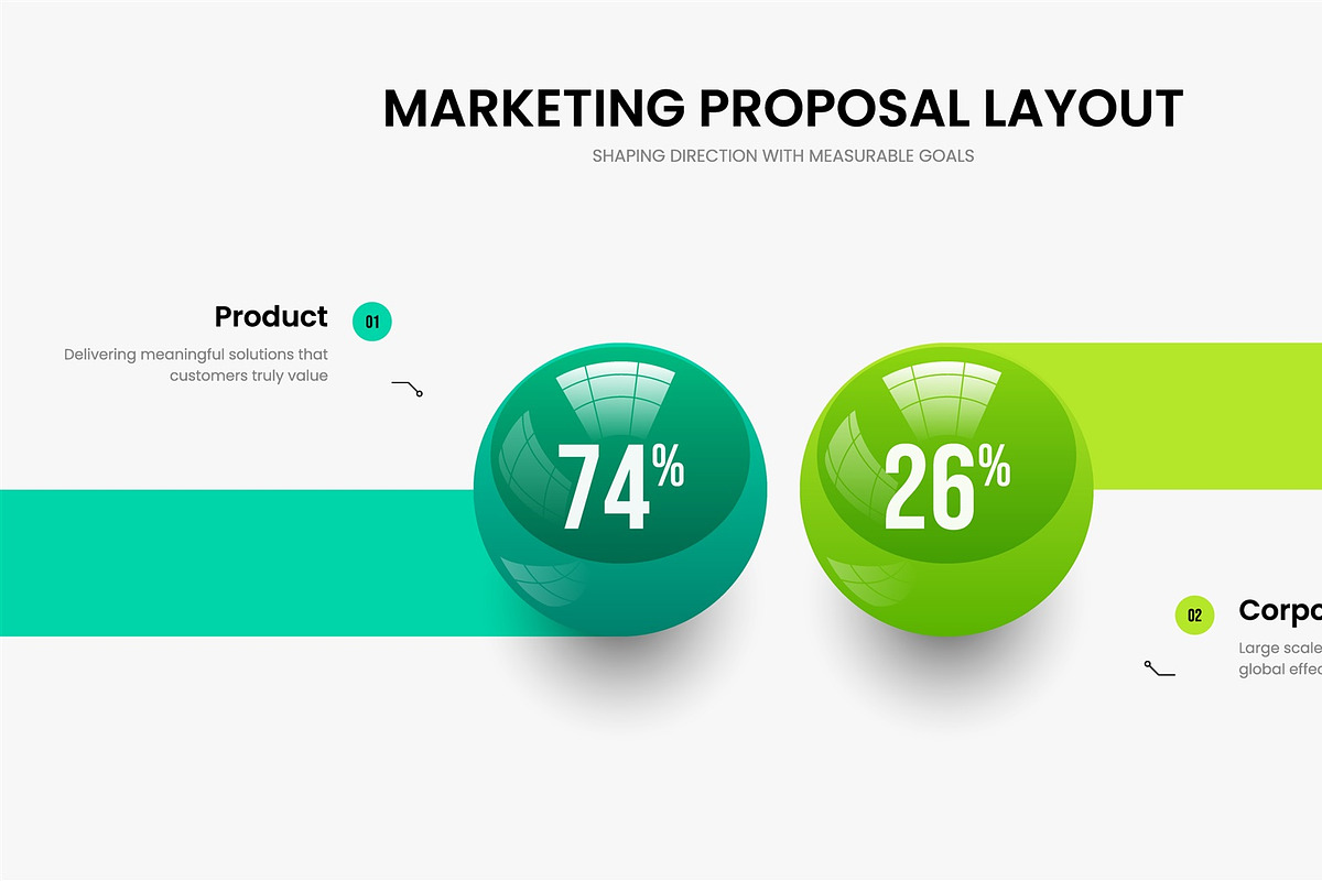 3D Ball Infographic Design Screens, a Presentation Template by provector (Photo 3 of 31)