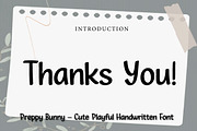 Preppy Bunny, a Handwritten Font by Wow Magic (Thumbnail 3 of 3)