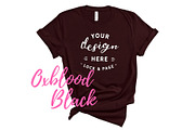 Bella Canvas TShirt Mockups On White, a Shirt Mockup by lock and page (Thumbnail 16 of 92)