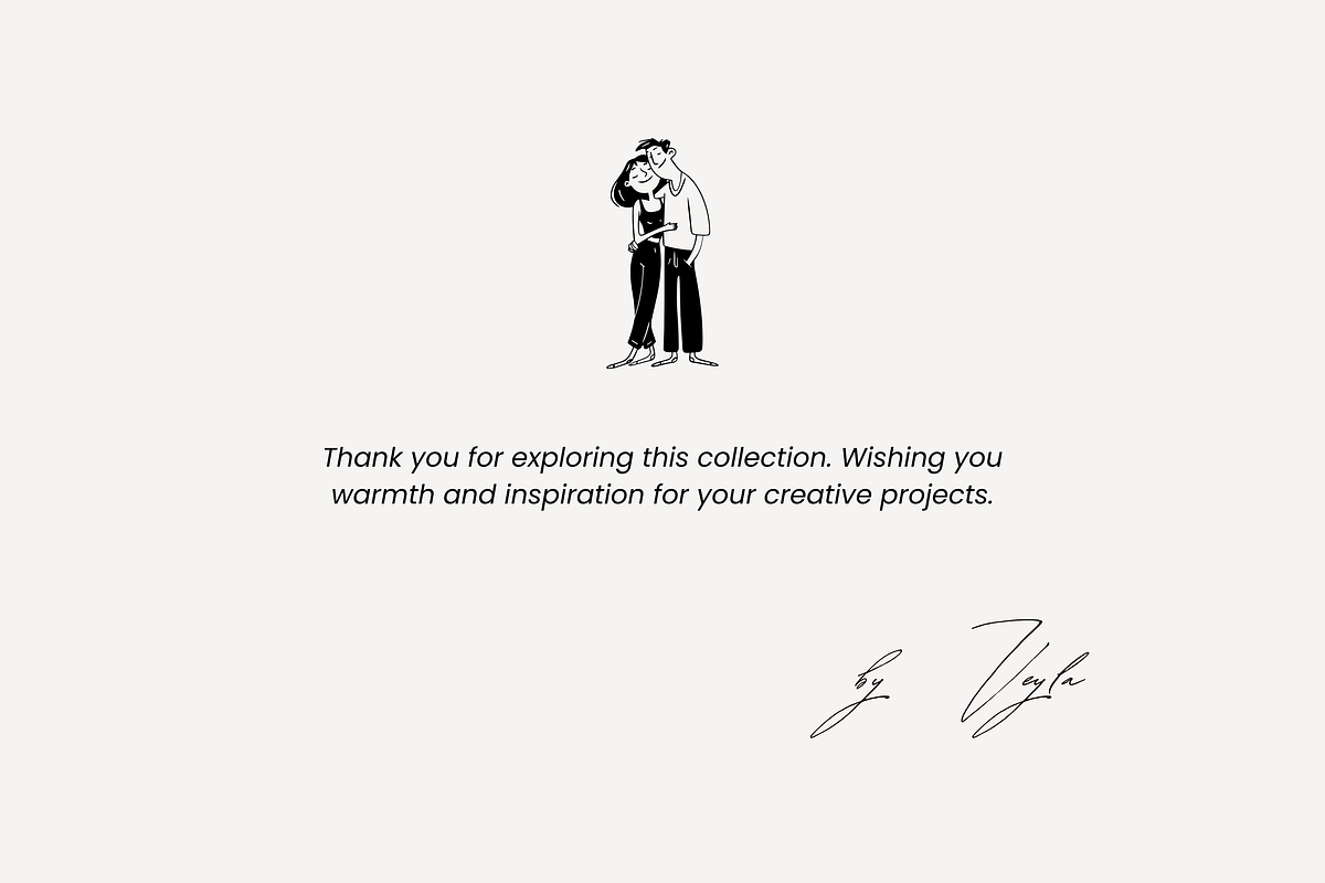 Love is: Line Art Couples, a Person Illustration by Veyla (Photo 13 of 13)