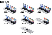 Apple Macbook Pro 14 (2021) MockUp, a Mac Mockup by Alex_Yanko (Thumbnail 17 of 19)