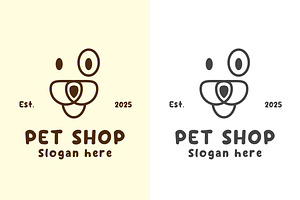 Pet Shop Logo Design Icon, a Branding & Logo Template by Morvana Crew