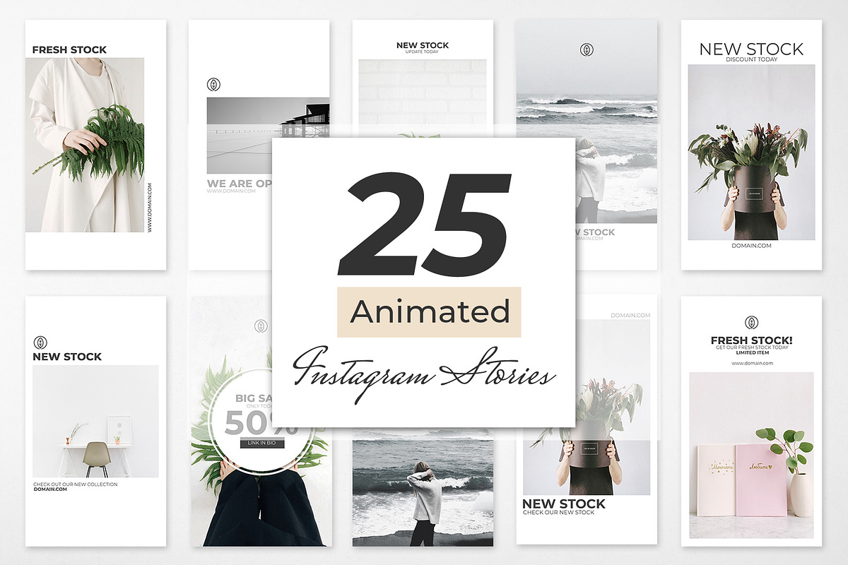 ANIMATED INSTAGRAM STORIES TEMPLATE, a Social Media Template by Medianeka (Photo 1 of 5)