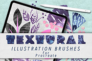 Textural Illustration for Procreate, a Brush Add-On by UPROOT (Thumbnail 1 of 6)