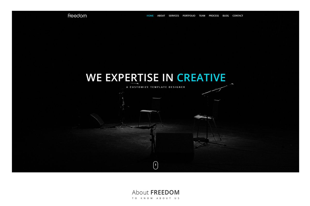 Freedom PSD Template, a Websites & App Template by codytheme (Photo 2 of 6)