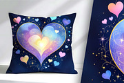 Colorful Valentine Heart, a Decorative Illustration by Sharon Schwalbe (Thumbnail 1 of 3)