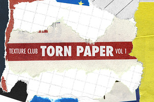 Torn Paper Scraps V1 TextureClub