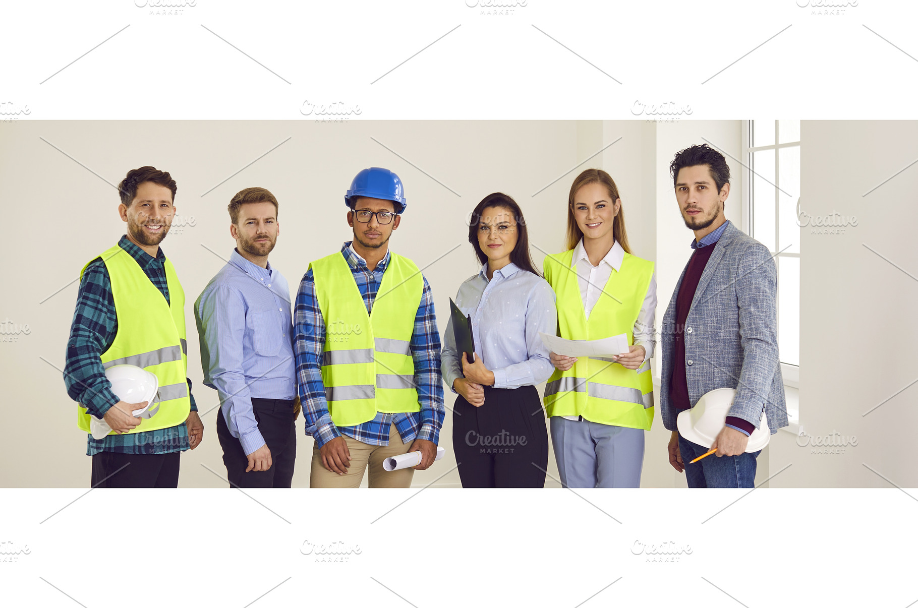 Group of engineers and architects, a Business Photo by StudioRomantic