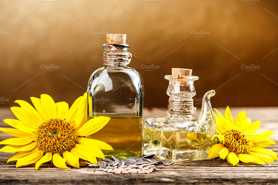 Two Oil Bottle Stock Photo Containing Bottle And Cooking