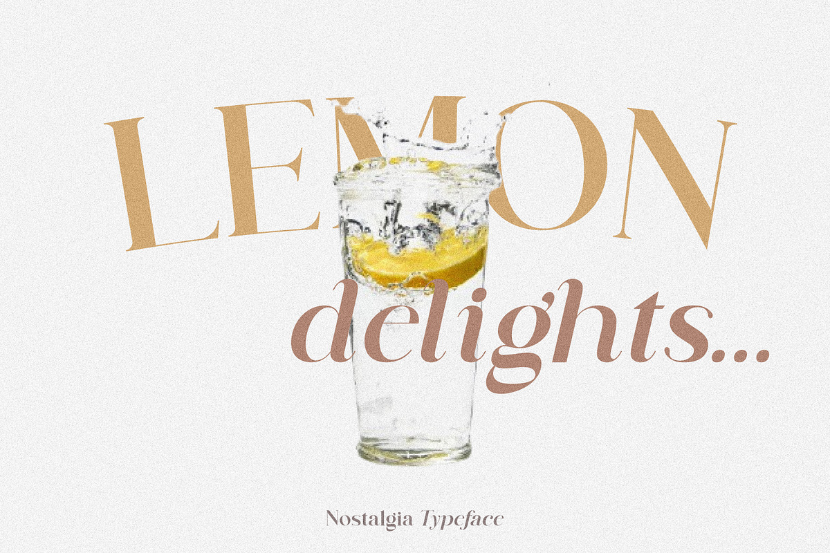 Nostalgia Typeface, a Serif Font by MaxArt Foundry (Photo 15 of 20)