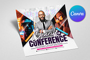 Church Conference Canva Flyer, a Social Media Template by Psd Templates (Thumbnail 2 of 2)