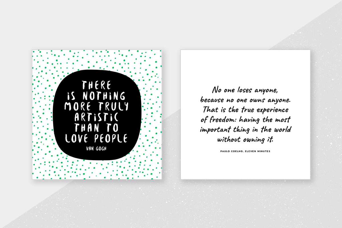 Handwriting Quotes Social Media Kit, a Social Media Template by Viaduc (Photo 2 of 6)