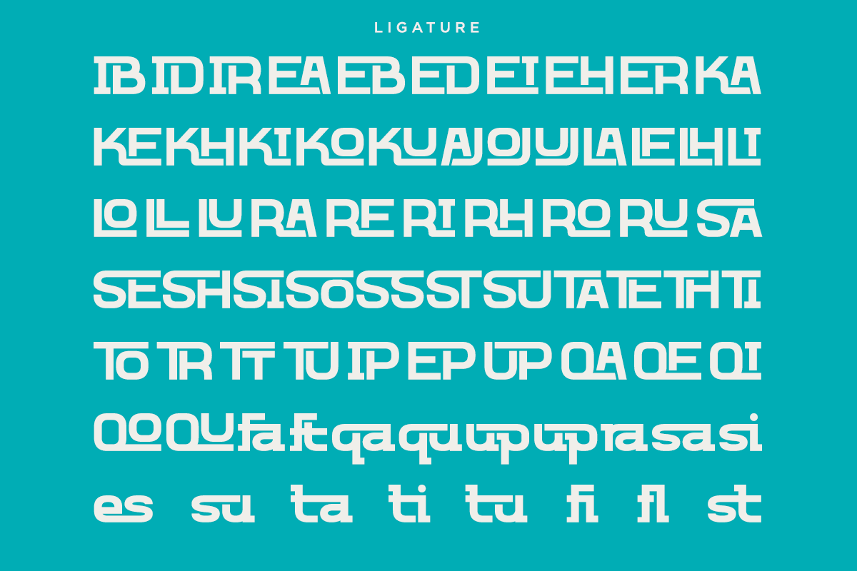 Nefasta - Grotesque Ligature Font, a Font by Say Studio (Photo 10 of 11)