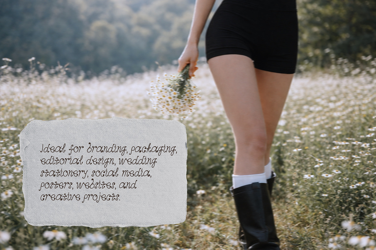 Herbarium Handwritten Font, a Handwritten Font by Lidberia (Photo 5 of 7)