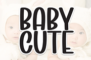 Baby Cute | Script Font, a Script Font by Scratchones (Thumbnail 1 of 8)