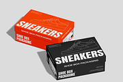 Sneakers Box Mockup, a Packaging Mockup by Unerispace (Thumbnail 4 of 5)