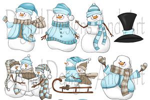 Snowman Clipart