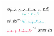 Freelast Font, a Script Font by Fonts & Printables (Thumbnail 2 of 4)
