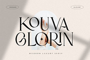 Kouva Glorin - Modern Serif, a Serif Font by MJB Letters (Thumbnail 1 of 11)