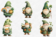 St Patrick’s Day gnome clipart, an Illustration by Designworld (Thumbnail 2 of 6)