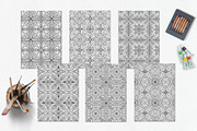 Patterns for coloring PDF,JPG vol-08, a Brochure Template by dnapslvsk (Thumbnail 2 of 6)
