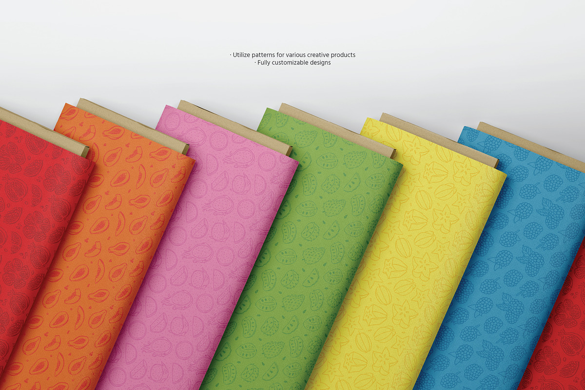 Hand Drawn Fruit Pattern Bundle, a Pattern Graphic by Walter Luckett Designs (Photo 8 of 10)