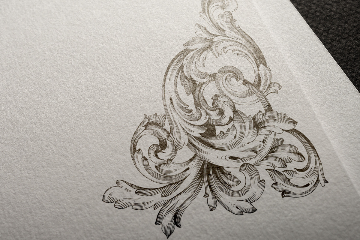 Vintage ornament vector, a Decorative Illustration by Samira (Photo 9 of 10)