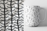 6 patterns with pines, a Pattern Graphic by pineart (Thumbnail 5 of 5)