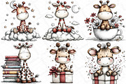 Cute Funny Giraffe - Whimsical Clipa, an Illustration by DreamPrint404 (Thumbnail 4 of 5)