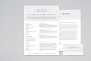 August CV/Resume (PSD + WORD DOC), a Resume Template by Valeur Design (Thumbnail 2 of 2)