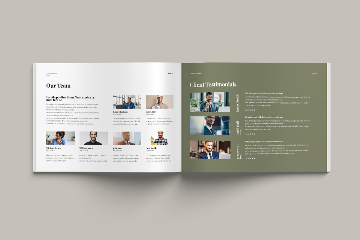 Interior Portfolio Landscape, a Brochure Template by Pixelpick (Photo 8 of 9)