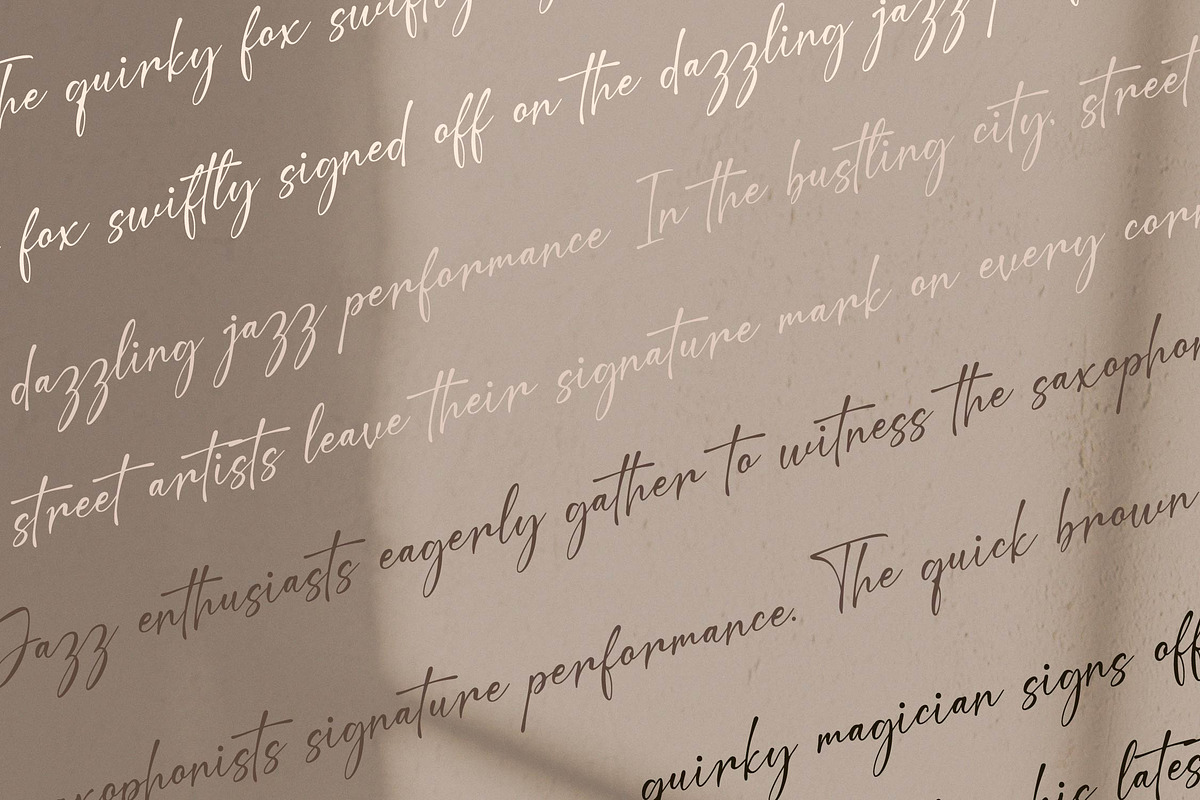 Amatullah Mahiya | Chic Calligraphy, a Handwritten Font by Denustudios (Photo 9 of 13)