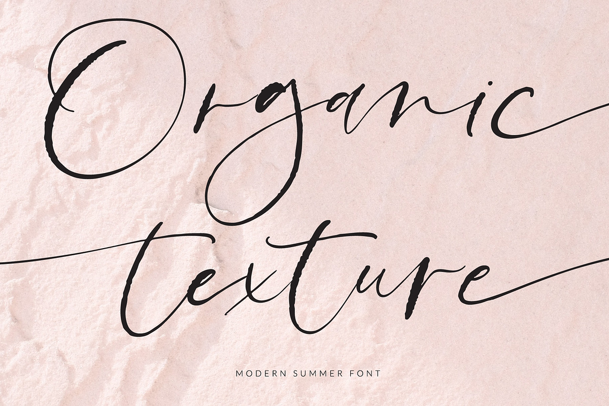 Modern Summer Calligraphy Logo Font, a Script Font by Mila Garret (Photo 7 of 14)