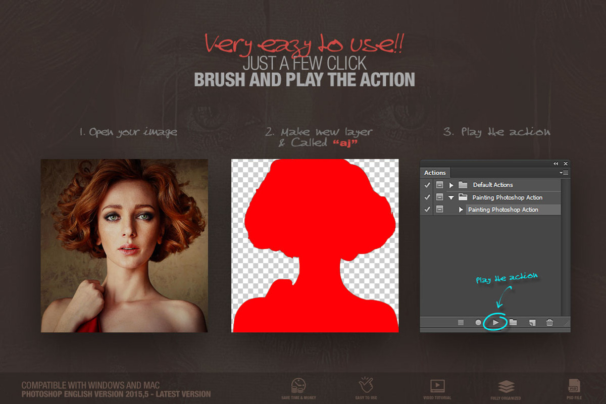 Painting Photoshop Action, an Action Add-On by Amorjesu.com (Photo 2 of 26)