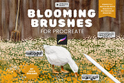 Blooming Brushes for Procreate, a Brush Add-On by Julia Dreams (Thumbnail 1 of 6)
