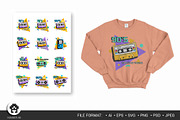 The 90's vintage objects., a Decorative Illustration by Nomber_86 (Thumbnail 1 of 2)