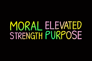 Noble Purpose Typeface, a Handwritten Font by Seemly Fonts (Thumbnail 2 of 6)