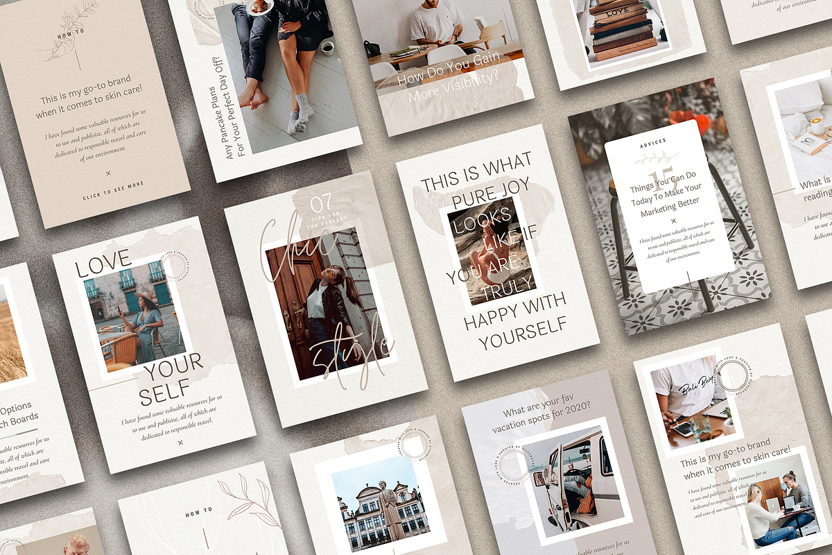 Canva Instagram Posts & Stories Pack, a Social Media Template by SilverStag Type Foundry (Photo 38 of 48)