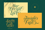 Honya Typeface, a Script Font by alit design (Thumbnail 10 of 15)