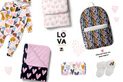 LOVA graphic collection, a Pattern Graphic by solmariart (Thumbnail 6 of 9)
