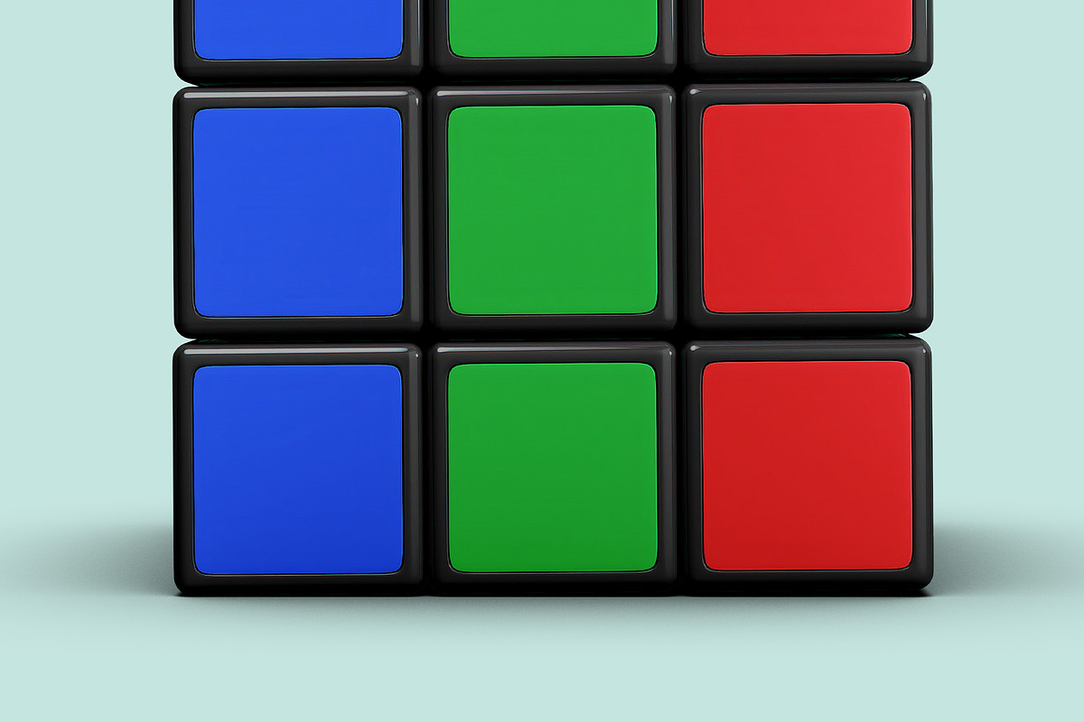 Rubik's Cube Mockup - 6 views, a Merchandise Mockup by Illusiongraphic (Photo 12 of 16)
